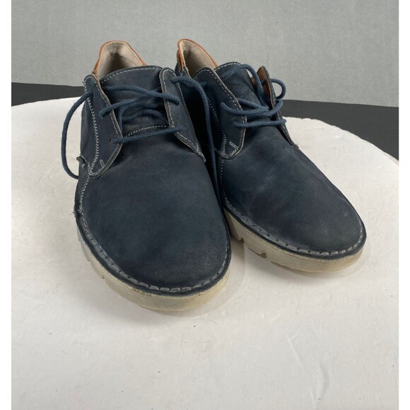 Roan Bed Stu Mens 10.5 Heaton Sneaker Shoe Distressed Navy Leather Casual LaceUp main image 7